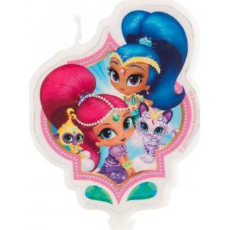 Sviečka na tortu Shimmer and Shine 7 cm