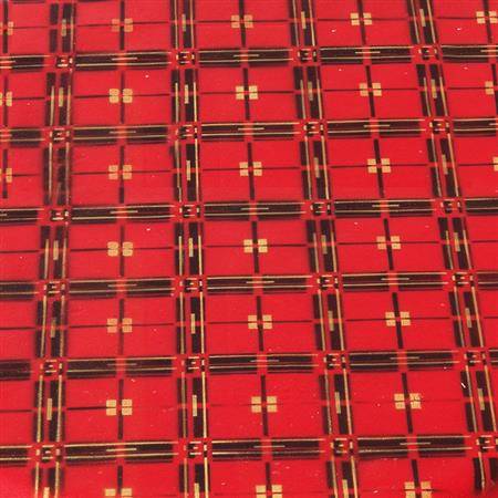 Stencil pre airbrush Tartan