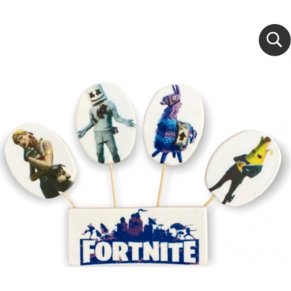 Cukrová figúrka na tortu Fortnite