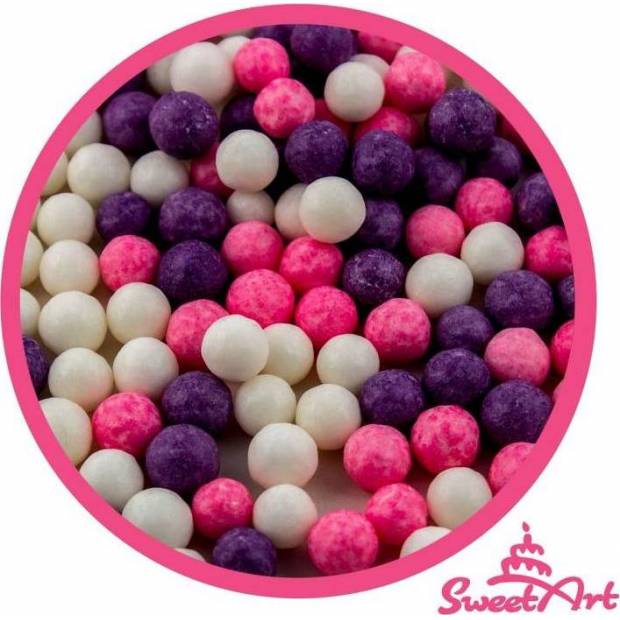 Cukrové perly SweetArt Princess mix 7 mm (80 g)