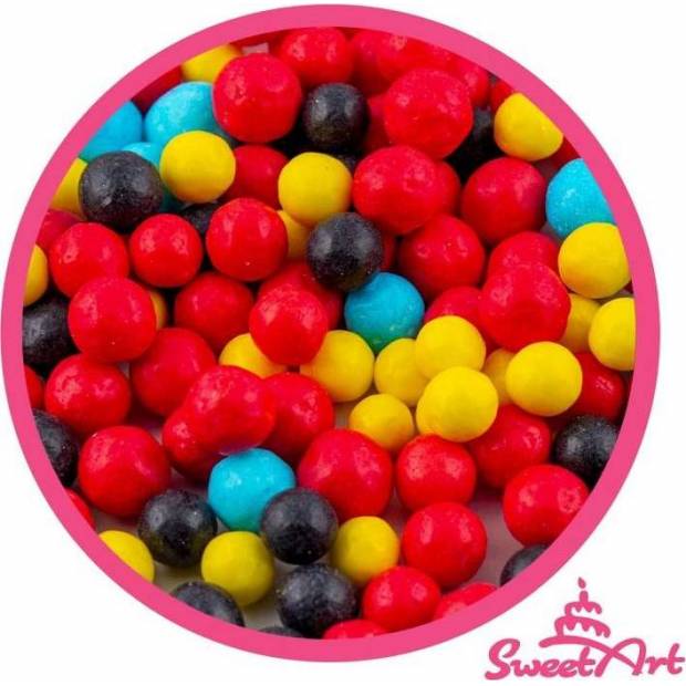 SweetArt cukrové perly Cars mix 7 mm (80 g)