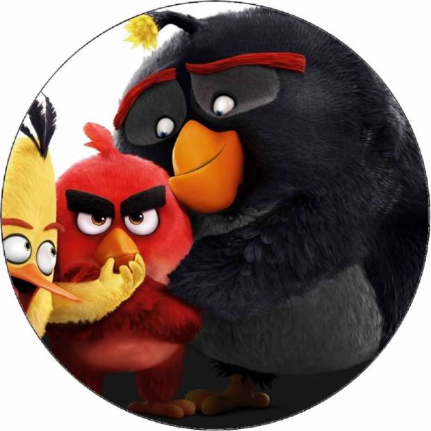 Jedlý papier Angry birds friends 19,5 cm