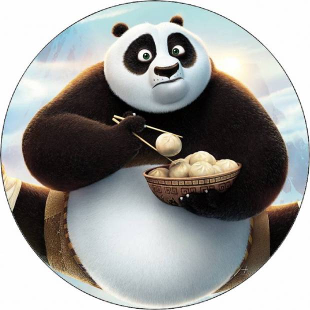 Jedlý papier Kung Fu panda Po 19,5 cm