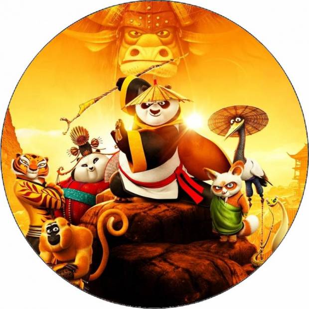 Kung Fu Panda Po a priatelia 19,5 cm