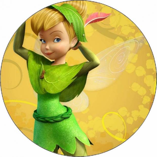 Jedlá papierová víla Zvonilka ako Peter Pan 19,5 cm