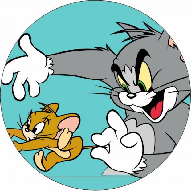 Jedlý papier Tom a Jerry dráždiaci 19,5 cm