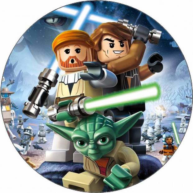 Jedlý papier Lego Star Wars 19,5 cm