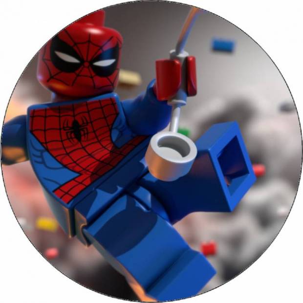 Jedlý papier Lego Spiderman 19,5 cm