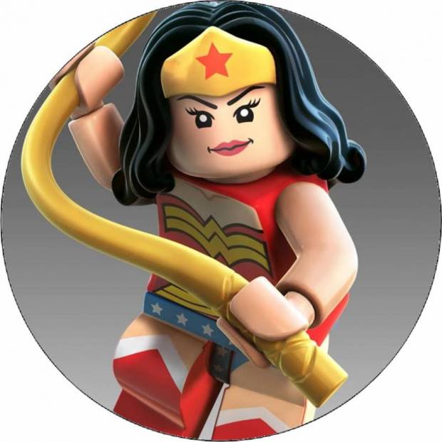 Lego Wonder Woman jedlý papier 19,5 cm