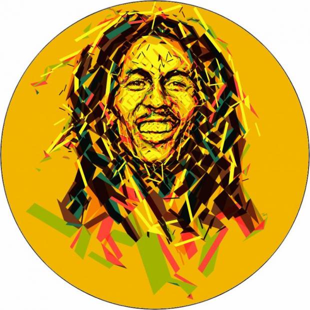 Jedlý papier Bob Marley animácia 19,5 cm