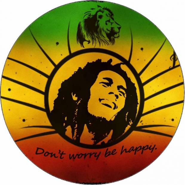 Bob Marley Be happy jedlý papier 19,5 cm