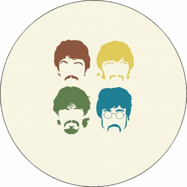 Jedlý papier Ikony The Beatles 19,5 cm