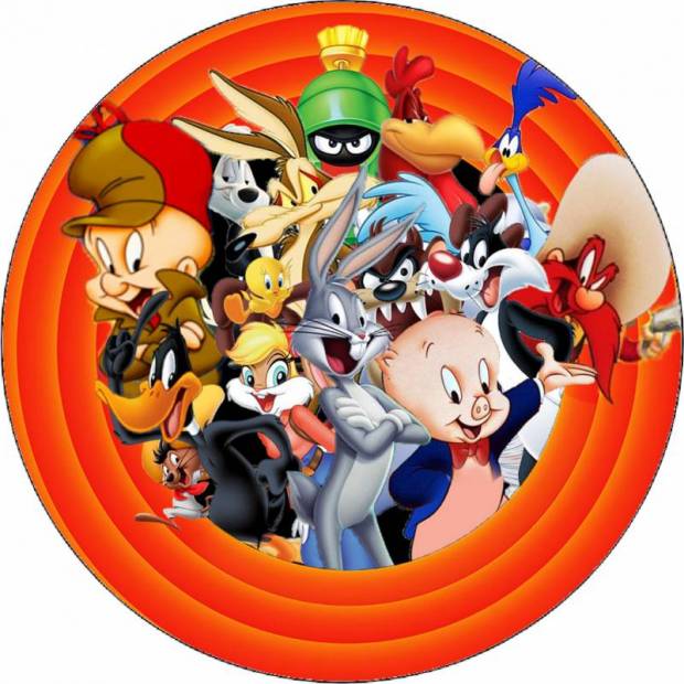 Postavičky z jedlého papiera Looney Tunes 19,5 cm