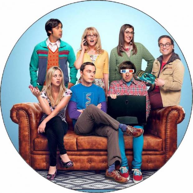 Jedlý papier Teória veľkého tresku - The Big Bang Theory 19,5 cm