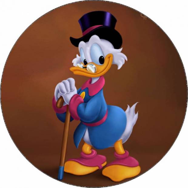 Jedlý papier Uncle Scrooge 19,5 cm