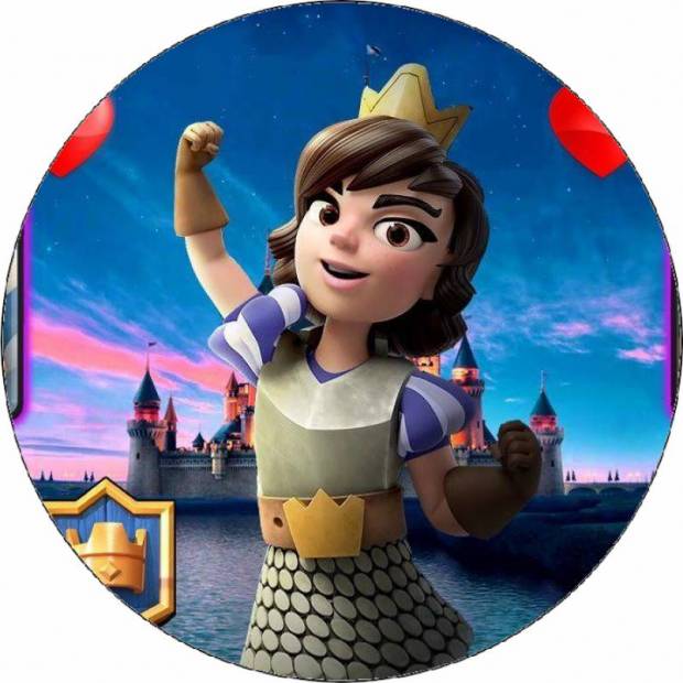 Papier Clash Royale Princess 19,5 cm