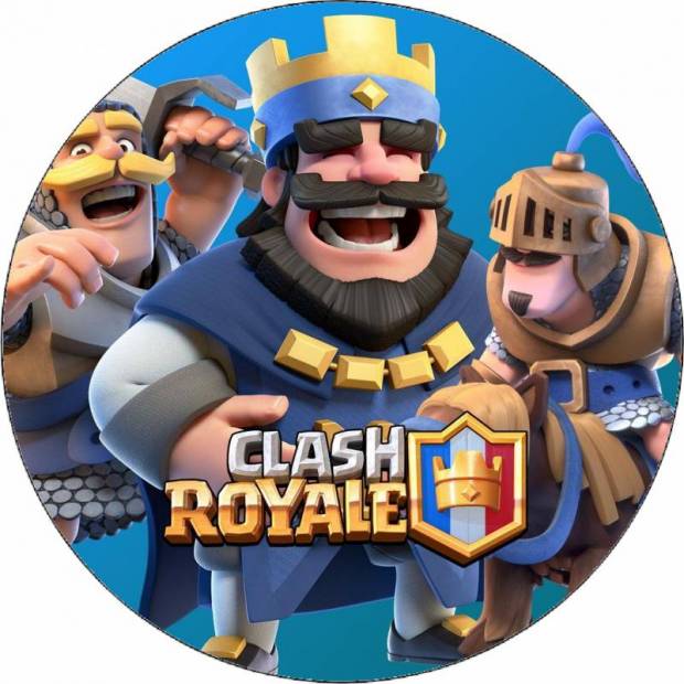 Figúrky z jedlého papiera Clash Royale 19,5 cm