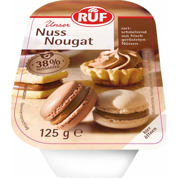 Nugátová náplň 125g 38% orechov