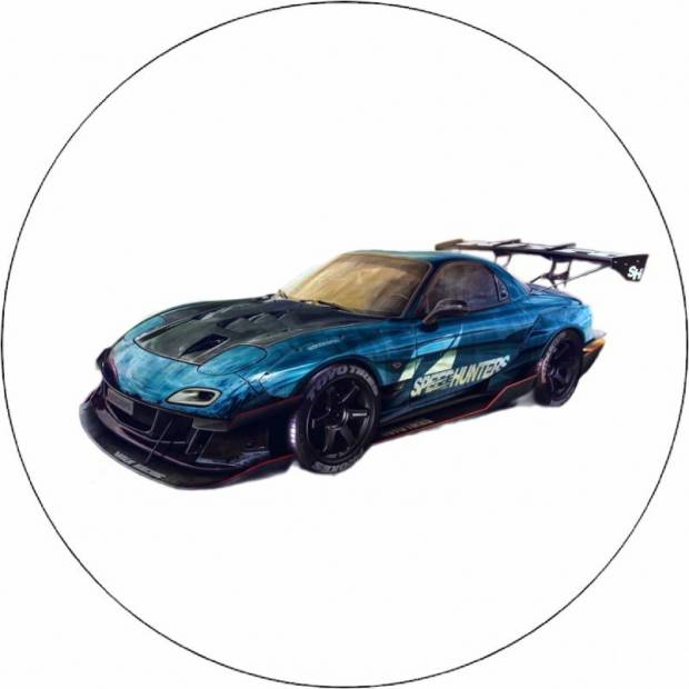 Jedlý papier Need for Speed tuning Mazda RX-7 19,5 cm