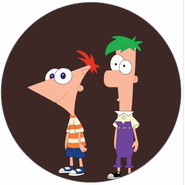 Jedlý papier Phineas a Ferb 19,5 cm