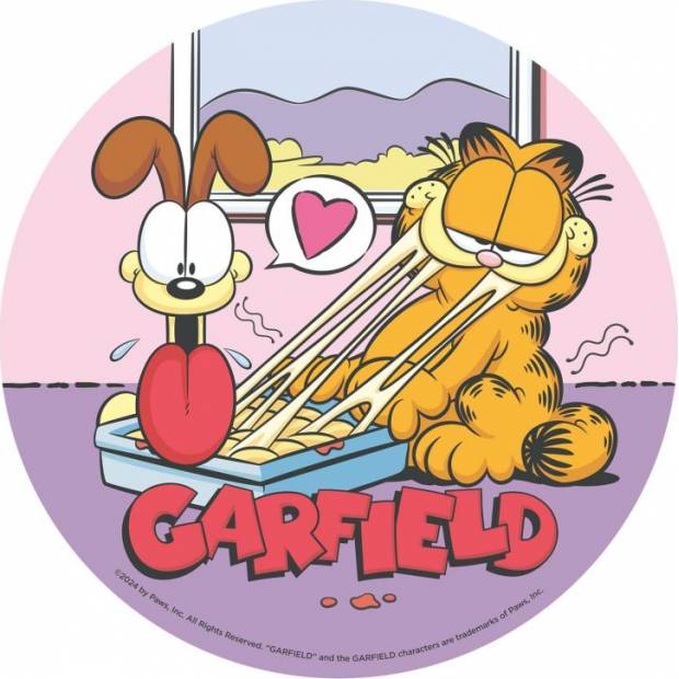 Jedlý papier Garfield 20cm