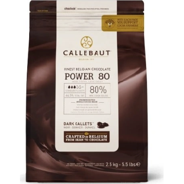 Barry Callebaut Čokoláda 80 power tmavá 2,5kg