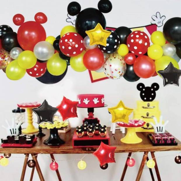 Balónová girlanda Mickey a Minnie