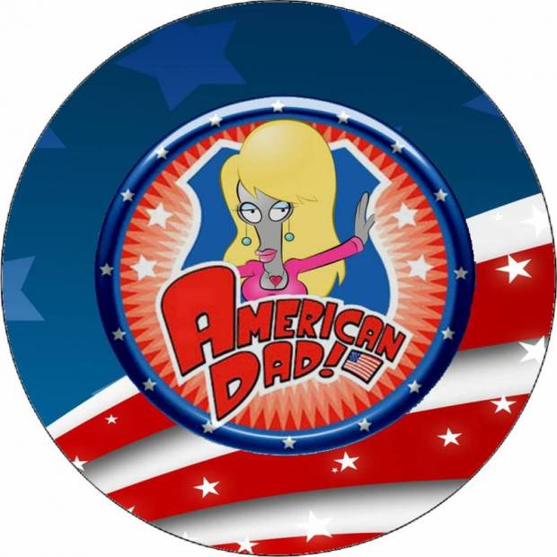 Jedlý papier American Dad logo 19,5 cm