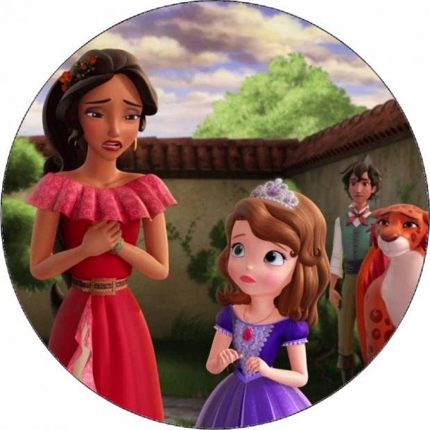 Jedlý papier Elena z Avaloru a Izabela 19,5 cm