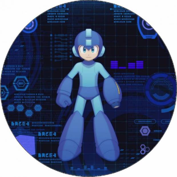 Mega Man jedlý papier 19,5 cm