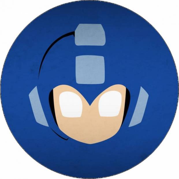 Jedlý papier Mega Man logo 19,5 cm