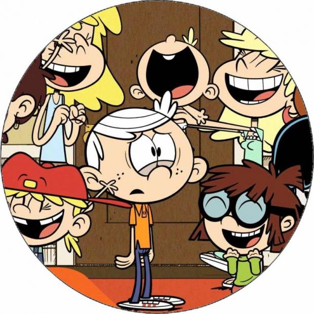 Jedlý papier The Loud House Lincoln a sestry 19,5 cm