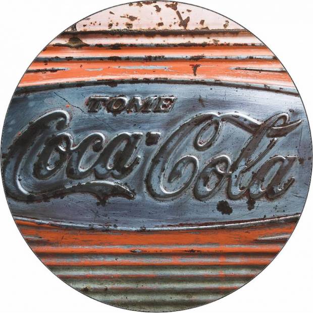 Jedlý papier Coca cola znak vintage 19,5 cm