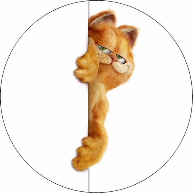 Jedlý papier Garfield za stenou 19,5 cm