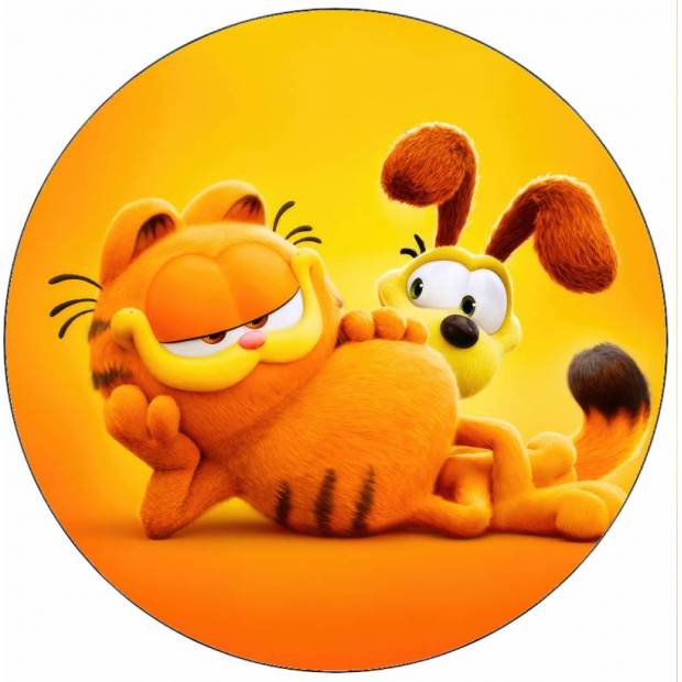 Jedlý papier Garfield a Odie 19,5 cm