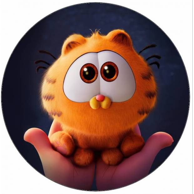 Jedlý papier Garfield mačiatko v dlaniach 19,5 cm