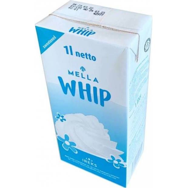 Mella Whip sladená rastlinná šľahačka (1 l)