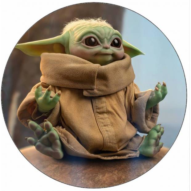 Jedlý papier Mandalorian Baby Yoda 19,5 cm