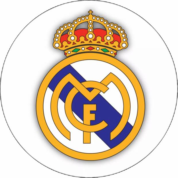 Jedlý papier Real Madrid logo 19,5 cm