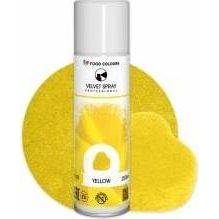 Potravinárske farby Velvet Spray Yellow (250 ml)