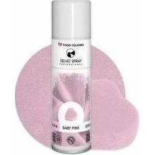 Potravinárske farby Velvet Spray Baby Pink (250 ml)