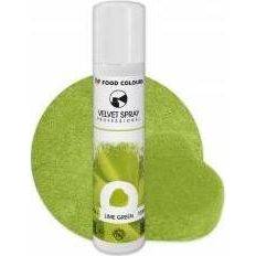 Potravinárske farby Velvet Spray Lime Green (100 ml)