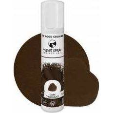 Potravinárske farby Velvet Spray Dark Chocolate (100 ml)