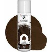 Potravinárske farby Velvet Spray Dark Chocolate (250 ml)