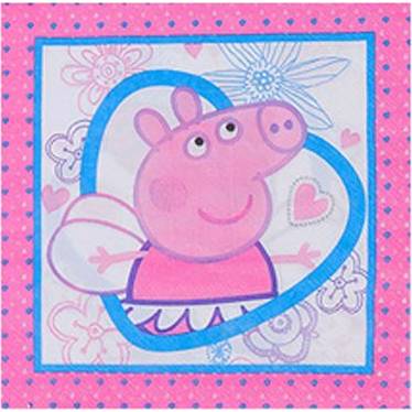 Papierové obrúsky 33x33cm 10ks Peppa Pig